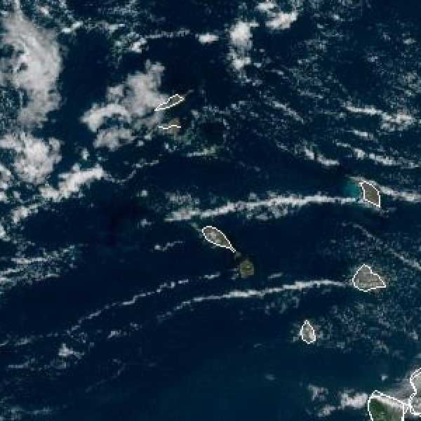 météo tropicale : Image satellite .