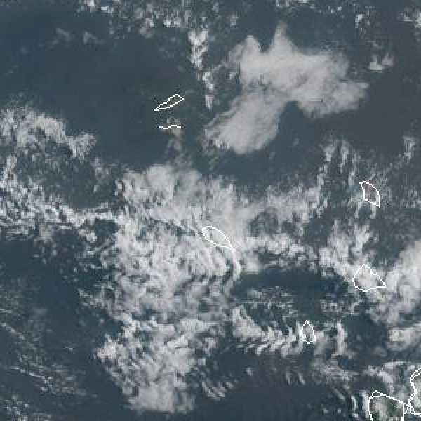 météo tropicale : Image satellite .