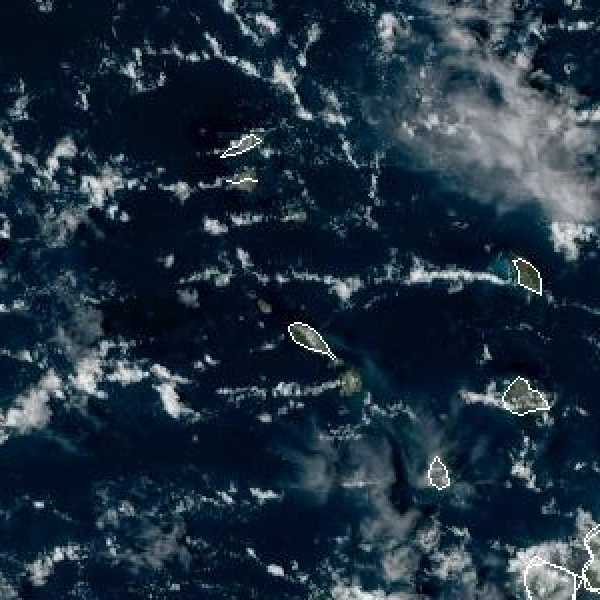 météo tropicale : Image satellite .