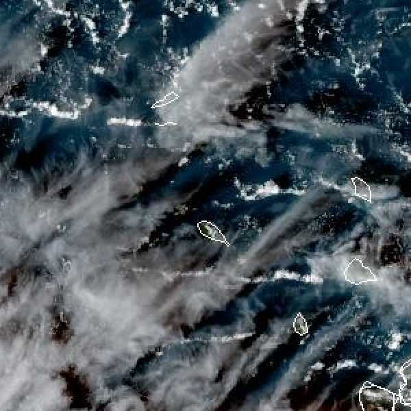 météo tropicale : Image satellite .