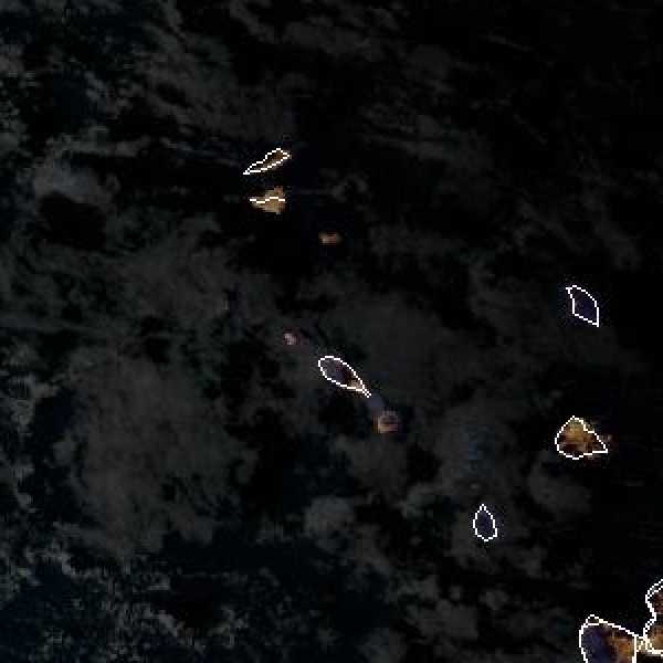 météo tropicale : Image satellite .