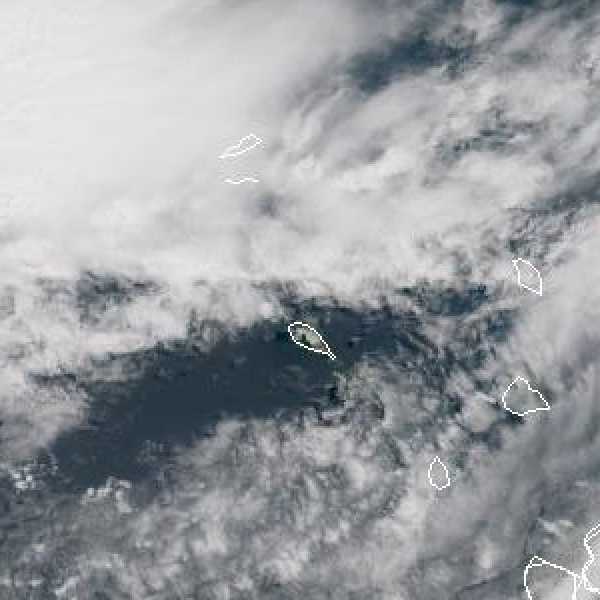 météo tropicale : Image satellite .