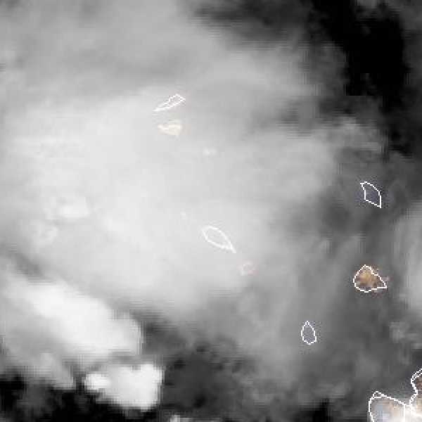 météo tropicale : Image satellite .