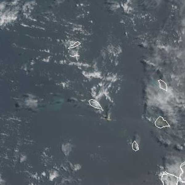 météo tropicale : Image satellite .