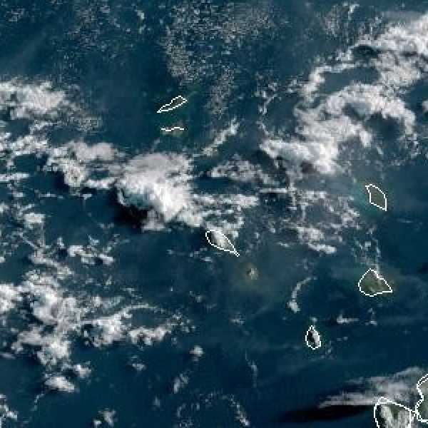météo tropicale : Image satellite .
