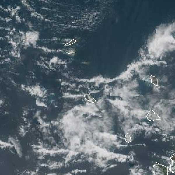 météo tropicale : Image satellite .