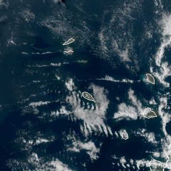 météo tropicale : Image satellite .