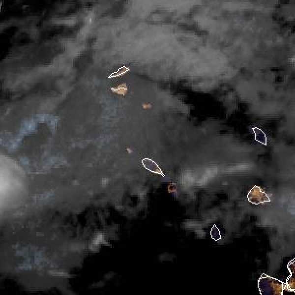 météo tropicale : Image satellite .
