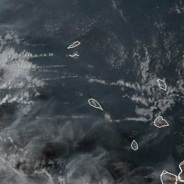météo tropicale : Image satellite .