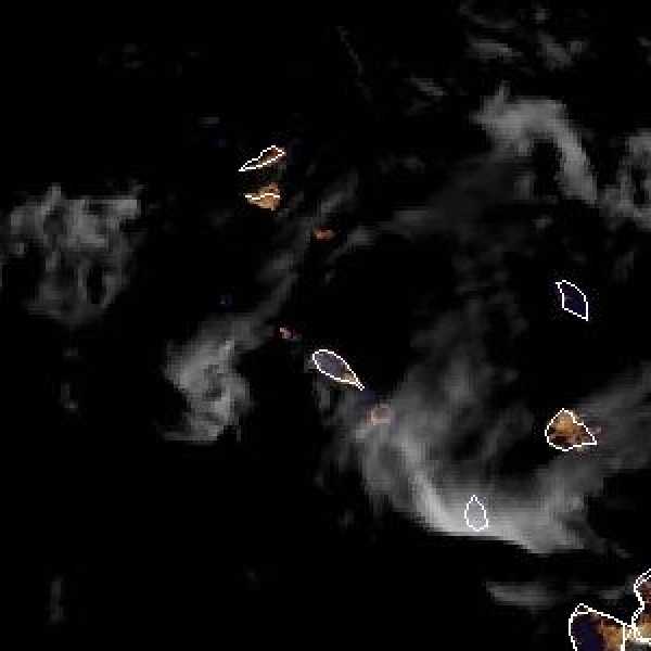 météo tropicale : Image satellite .