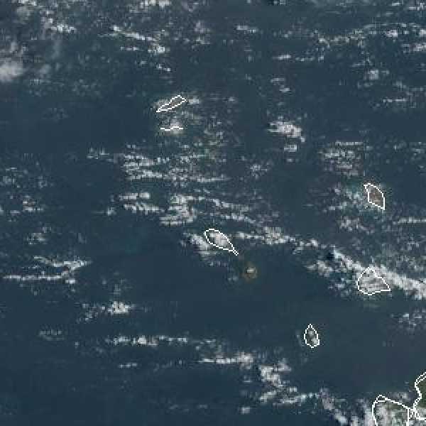 météo tropicale : Image satellite .