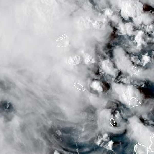 météo tropicale : Image satellite .