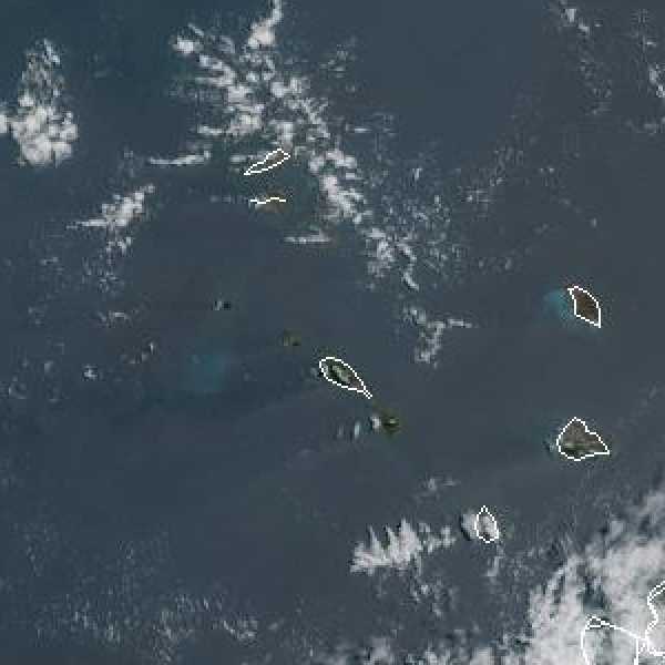 météo tropicale : Image satellite .
