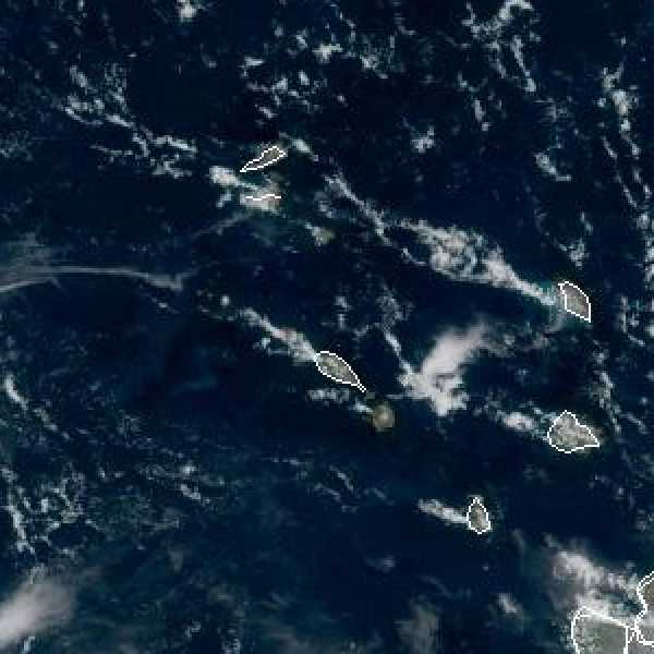 météo tropicale : Image satellite .