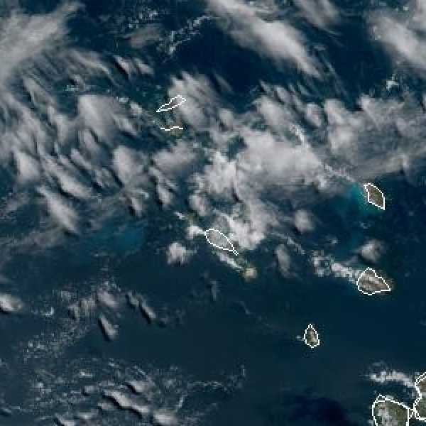 météo tropicale : Image satellite .