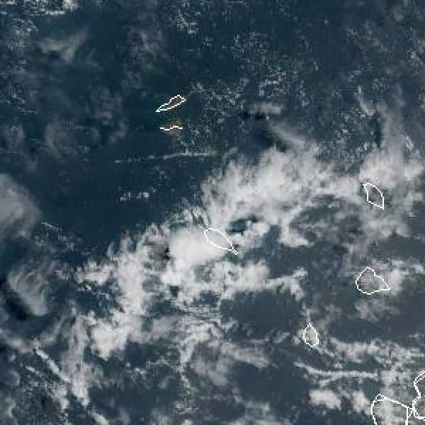 météo tropicale : Image satellite .