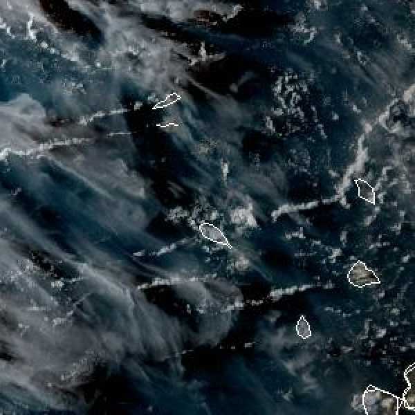 météo tropicale : Image satellite .
