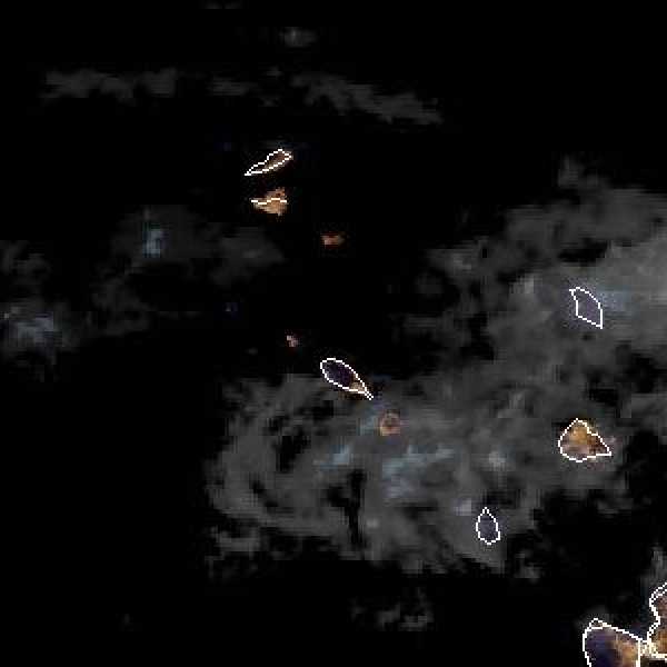 météo tropicale : Image satellite .