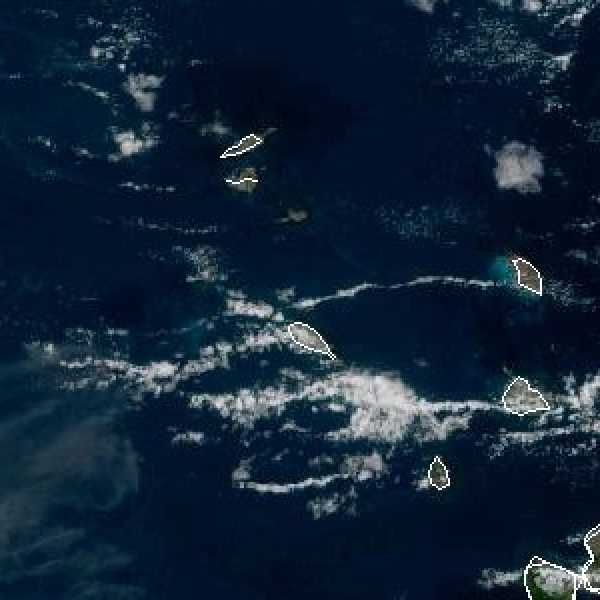 météo tropicale : Image satellite .