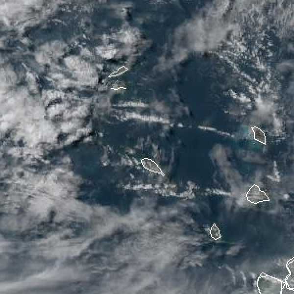 météo tropicale : Image satellite .