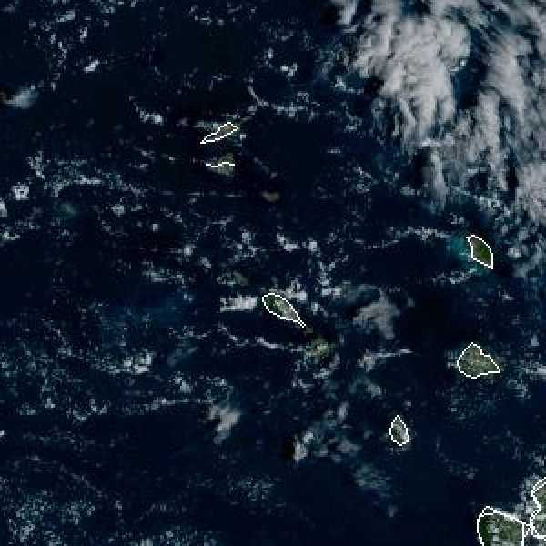 météo tropicale : Image satellite .