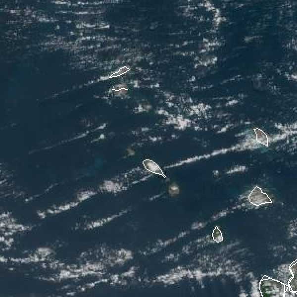 météo tropicale : Image satellite .