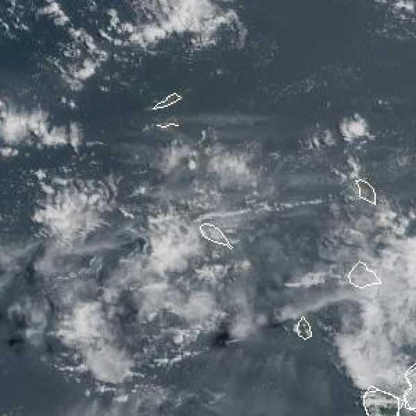 météo tropicale : Image satellite .