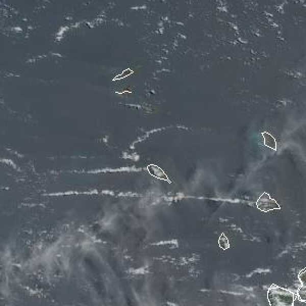 météo tropicale : Image satellite .