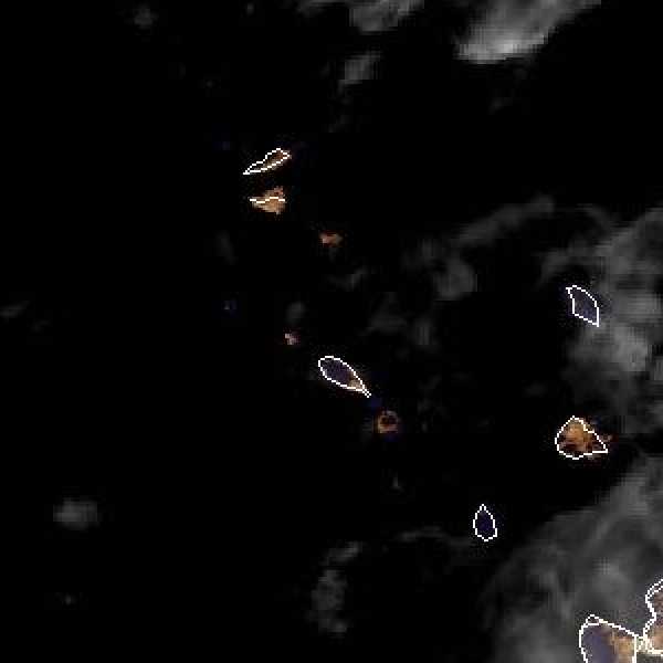 météo tropicale : Image satellite .