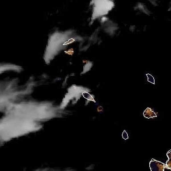 météo tropicale : Image satellite .