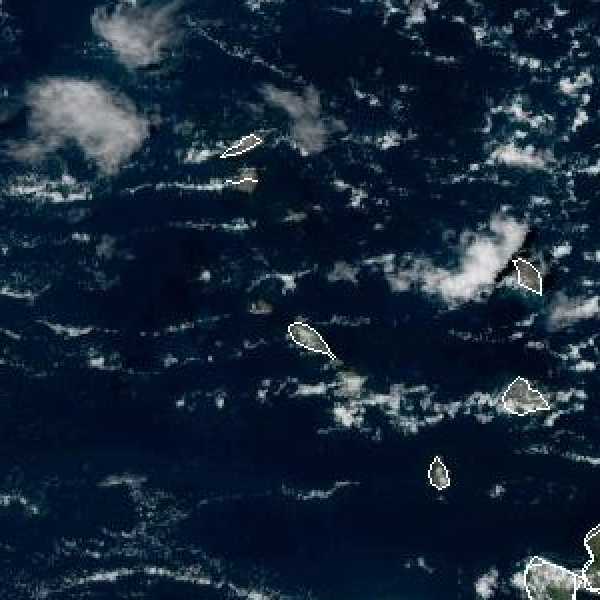 météo tropicale : Image satellite .