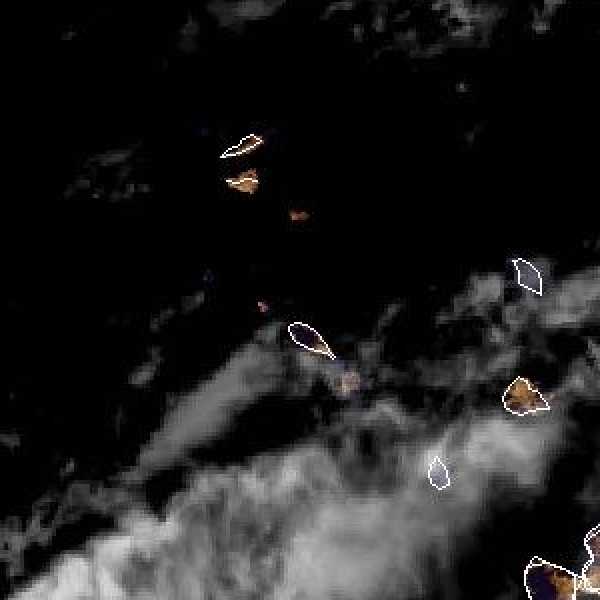 météo tropicale : Image satellite .