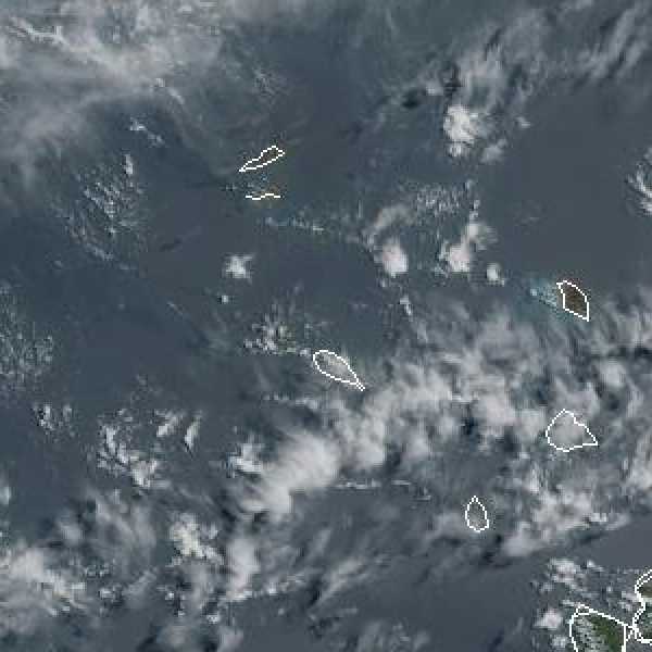 météo tropicale : Image satellite .