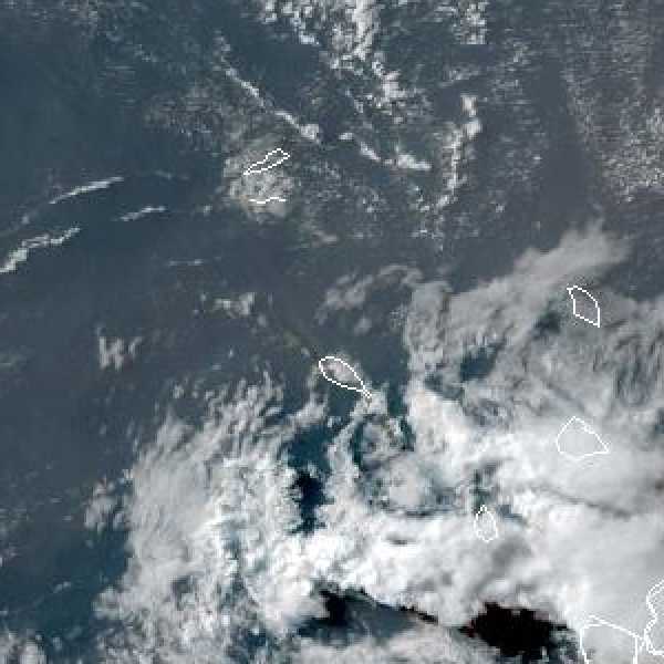 météo tropicale : Image satellite .