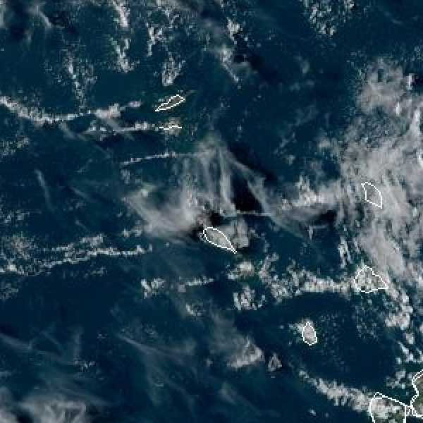 météo tropicale : Image satellite .