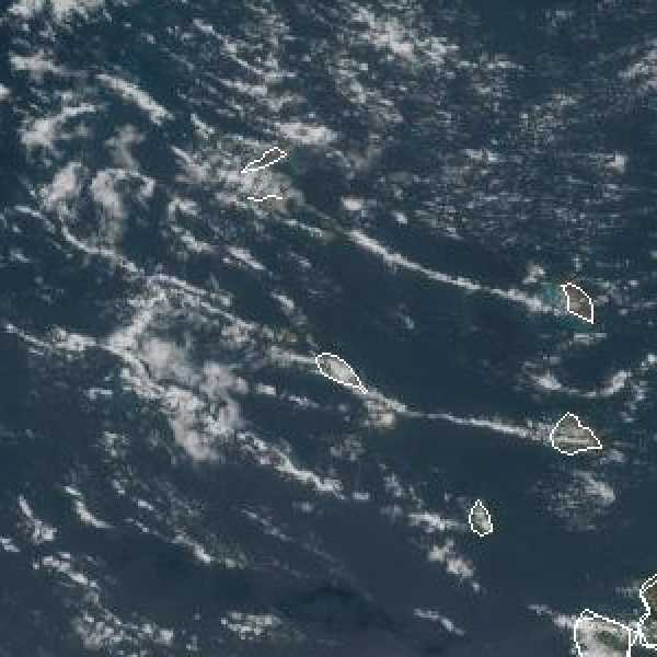météo tropicale : Image satellite .