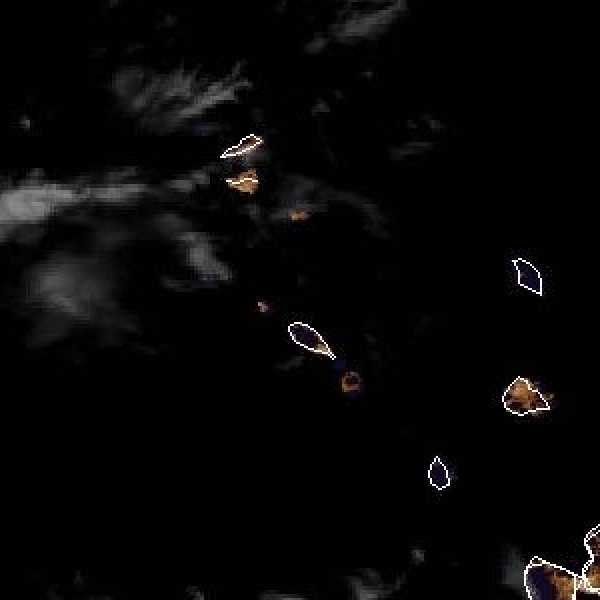 météo tropicale : Image satellite .
