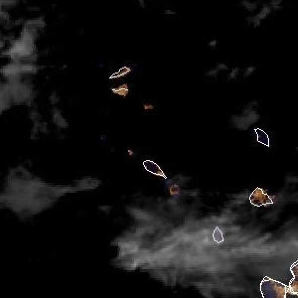 météo tropicale : Image satellite .