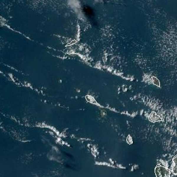 météo tropicale : Image satellite .