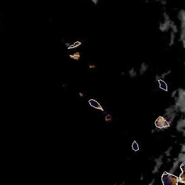 météo tropicale : Image satellite .