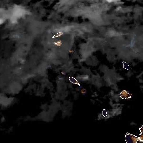 météo tropicale : Image satellite .