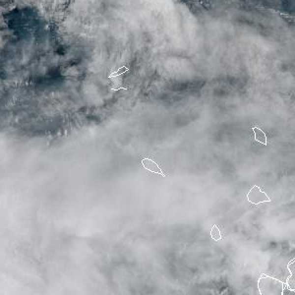 météo tropicale : Image satellite .