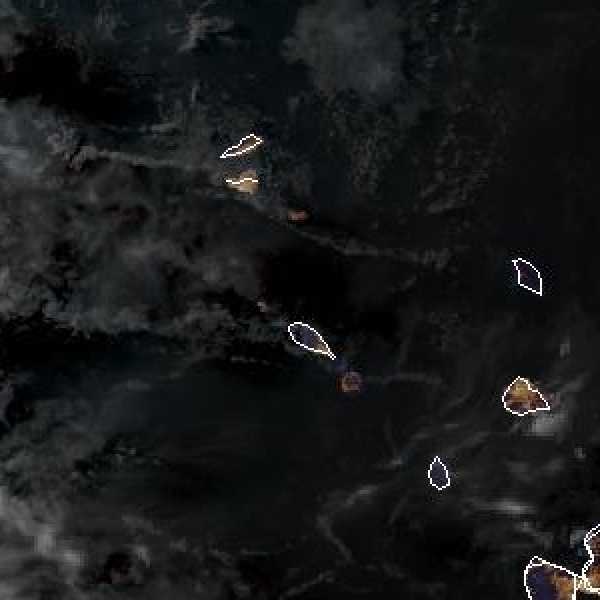 météo tropicale : Image satellite .