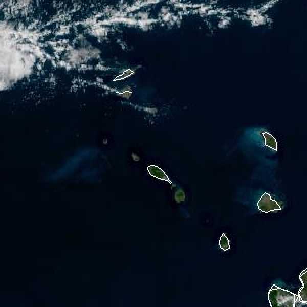 météo tropicale : Image satellite .