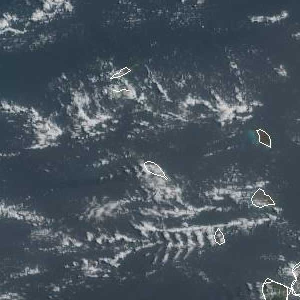 météo tropicale : Image satellite .
