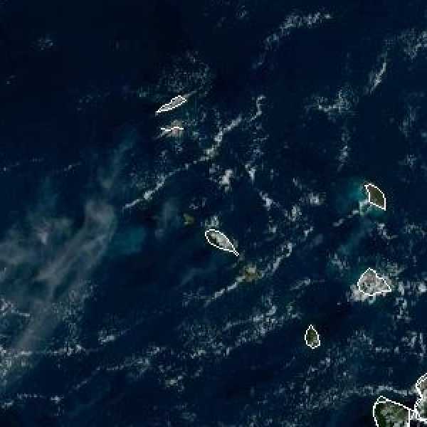 météo tropicale : Image satellite .