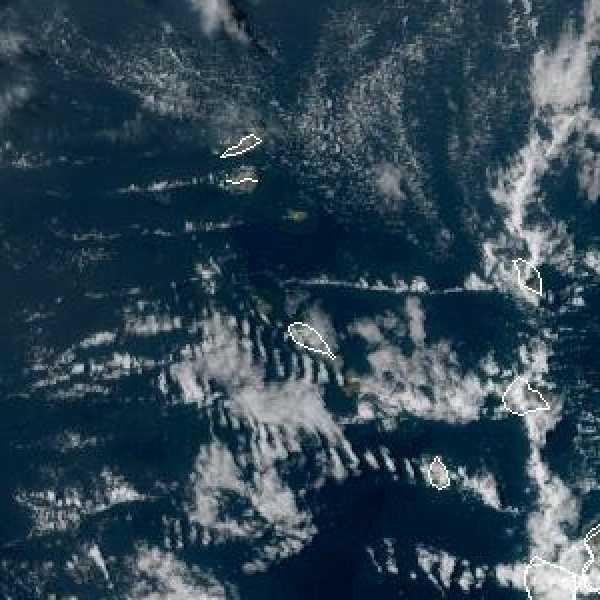 météo tropicale : Image satellite .