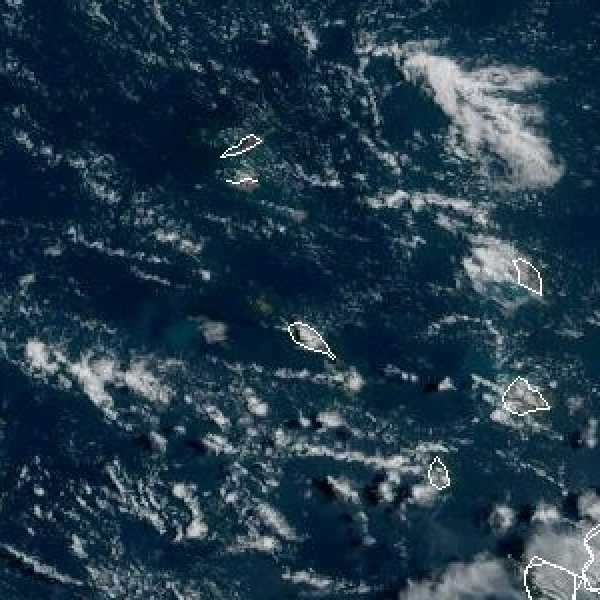 météo tropicale : Image satellite .