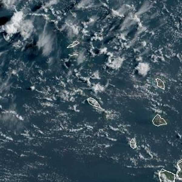 météo tropicale : Image satellite .