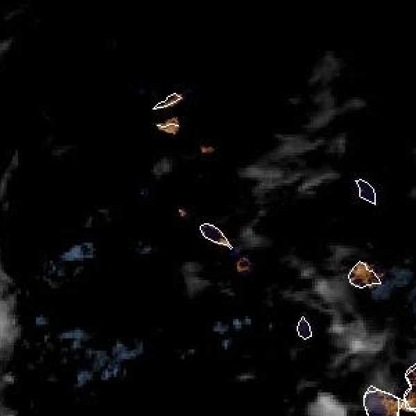 météo tropicale : Image satellite .